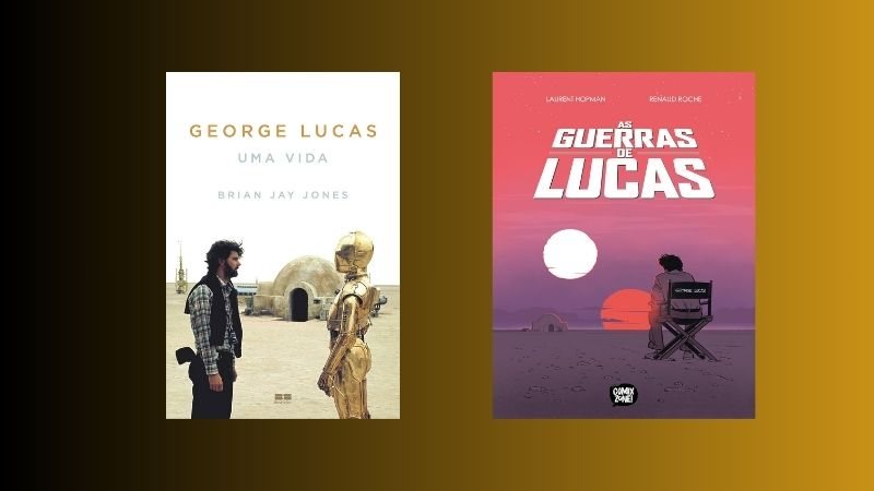 Aproveitando o aniversário de 80 anos de George Lucas, saiba mais sobre a vida do lendário cineasta e sobre Star Wars por meio de livros selecionados - Créditos: Reprodução/Mercado Livre