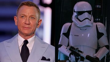 Daniel Craig (Foto: Rich Fury/Getty Images) e ator em Star Wars: O Despertar da Força (Foto: Reprodução/Lucasfilm)