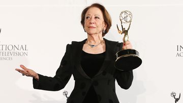 Fernanda Montenegro no Emmy 2013 (Foto: Getty Images)