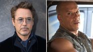 Robert Downey Jr. (Foto: Jon Kopaloff / Getty Images) e Vin Diesel (Foto: Divulgação / Universal Pictures)