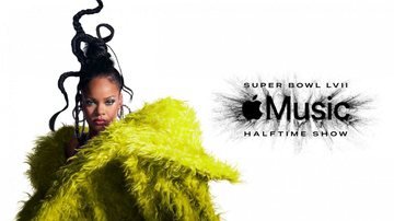 Rihanna em teaser do Super Bowl LVII (Foto: Divulgação / Apple Music)