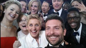 Selfie tirada no Oscar de 2014 (Foto: reprodução/Twitter)
