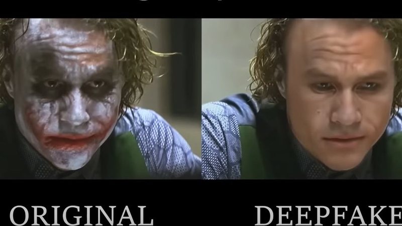 Atuação de Heath Ledger sem maquiagem (Foto: reprodução/Youtube/@Gdatyler)