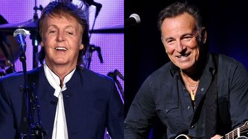 Paul McCartney (Foto: Kevin Winter/Getty Images) e Bruce Springsteen (Foto: Ilya S. Savenok/Getty Images)