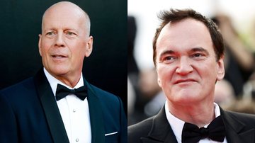 Bruce Willis e Quentin Tarantino (Fotos: Getty Images)