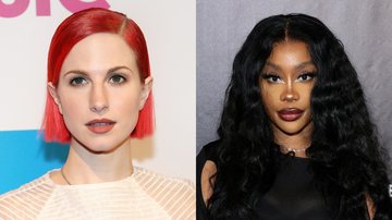 Hayley Williams, do Paramore (Foto: Monica Schipper/Getty Images) e SZA (Foto: Dimitrios Kambouris/Getty Images for The Webby Awards)