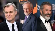 Christopher Nolan, Steven Spielberg e Mel Gibson (Gareth Cattermole/Getty Images | Jesse Grant/Getty Images | Kevin Winter/Getty Images)