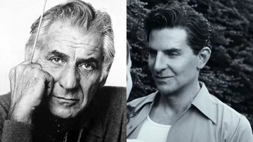 Leonard Bernstein (Foto: Josh Mitchell/Wiki Commons) | Bradley Cooper em 'Maestro' (Foto: Reprodução)