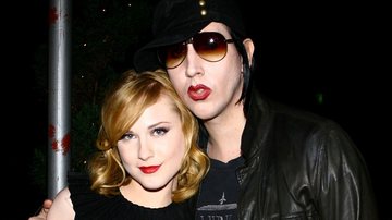 Evan Rachel Wood e Marilyn Manson (Foto: Scott Wintrow/Getty Images)