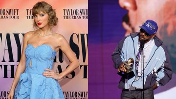 Taylor Swift e Kendrick lamar (Fotos: Getty Images)