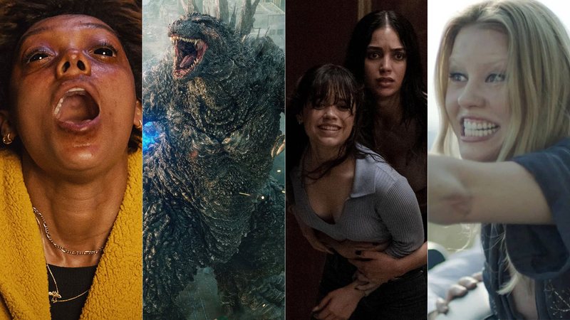 Fale Comigo, Godzilla Minus One e mais filmes de terror que marcaram 2023 (Fotos: Divulgação)
