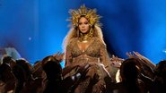 Beyoncé durante sua apresentação na 59ª edição do Grammy's Awards. - Reprodução: Getty Images