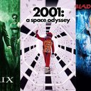 Pôsteres de 'Matrix', '2001: Uma Odisseia no Espaço' e 'Blade Runner - O Caçador de Androides' (Fotos: Reprodução)