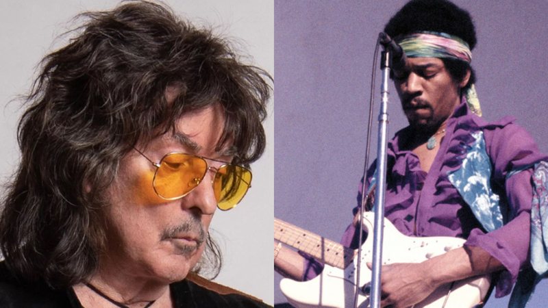 Ritchie Blackmore (Foto: via Site Igor Miranda) Jimi Hendrix (Foto: via G1)