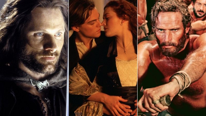 O Senhor dos Anéis: O Retorno do Rei, Titanic e Ben-Hur são os maiores vencedores da história do Oscar (Fotos: Divulgação)