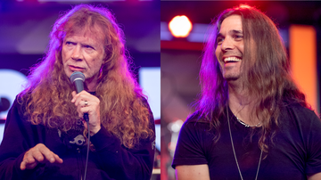 Dave Mustaine e Kiko Loureiro (Emma McIntyre/Getty Images)