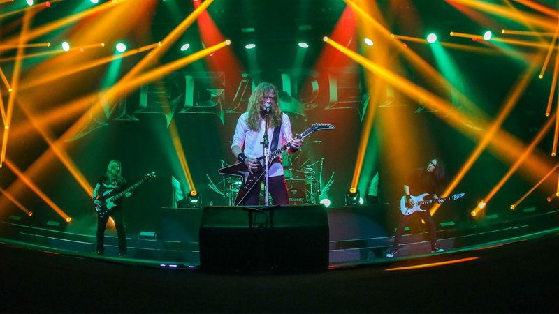 Show do Megadeth em São Paulo (Foto: Ricardo Matsukawa)