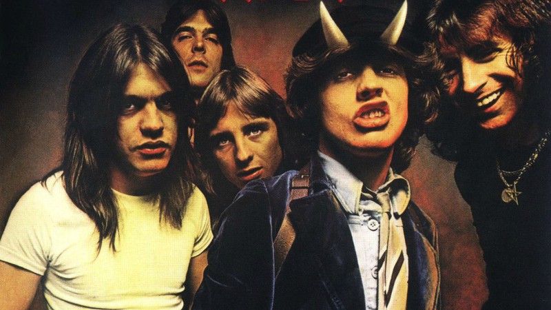 AC/DC na capa de Highway To Hell (Foto: Divulgação)