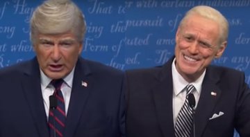 Alec Baldwin como Donald Trump e Jim Carrey como Joe Biden no SNL (Foto: Reprodução/Youtube)