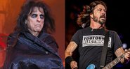 Alice Cooper (Foto: Action Press/Rex/Shutterstock/AP) | Dave Grohl do Foo Fighters (Foto: Renan Olivetti/ I Hate Flash)