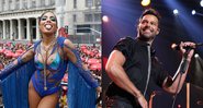 Anitta / Ricky Martin (foto: Getty Images/ Wagner Meier / Mike Windle)