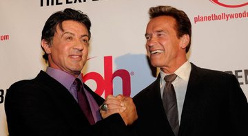 Arnold Schwarzenegger e Sylvester Stallone (Foto:Ethan Miller/Getty Images)