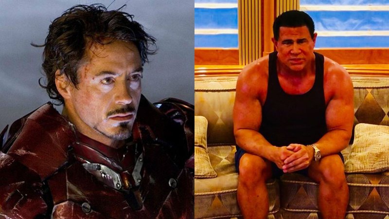 Robert  Downey Jr. em Homem de Ferro, e Keith Middlebrook (Foto: Reprodução Marvel/Instagram)