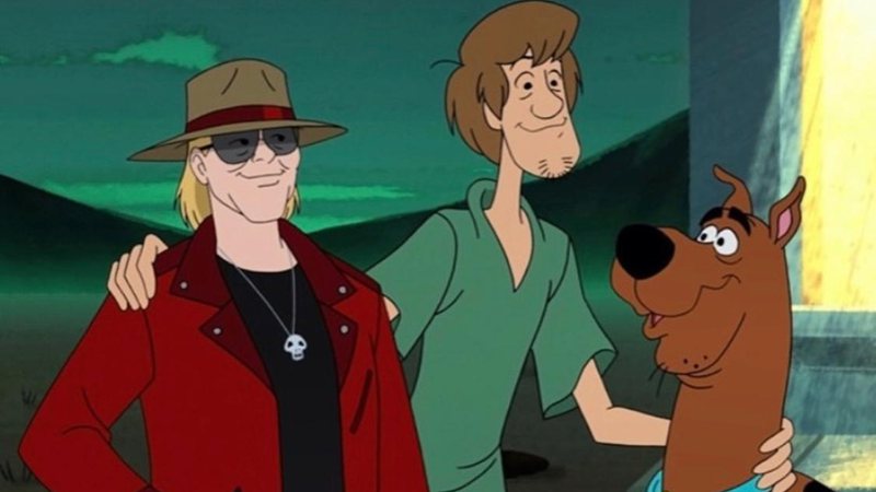 Axl Rose participou de Scooby-Doo e Convidados. (Foto: Reprodução/Instagram)