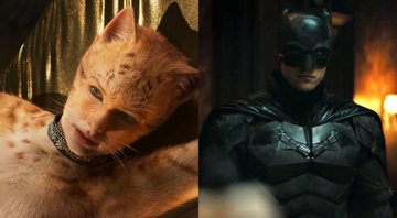 Taylor Swift em Cats e The Batman (Foto 1: Divulgação / Universal/ Foto 2: reprodução/ Warner Bros.)