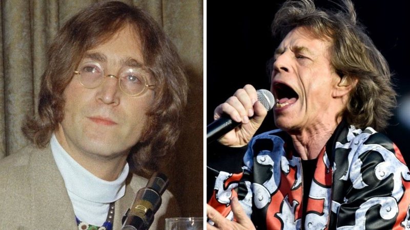 John Lennon (Foto: AP) e Mick Jagger, dos Rolling Stones (Foto: Vit Simanek / AP Images)