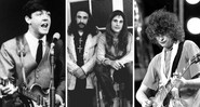 Beatles, Black Sabbath e Led Zeppelin (Fotos 1 e 3: AP e Foto 2: Reprodução/Instagram)
