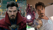 Benedict Cumberbatch como Doutor Estranho (Foto: Reprodução / Marvel) | Robert Downey Jr. como Homem de Ferro (Foto: Reprodução / Marvel)