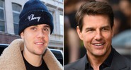 Justin Bieber e Tom Cruise (Foto: Getty/Gotham e AFP/Arquivos)