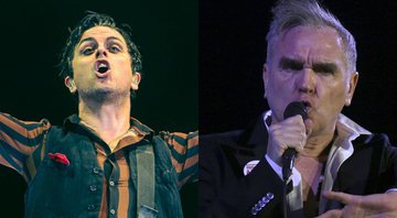 Billie Joe Armstong e Morrissey (Foto 1: Stephan Solon/Divulgação | Foto 2: AP / Marco Ugarte)