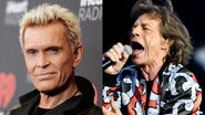 Billy Idol (Foto: Mike Windle / Getty Images for iHeartMedia)/ Mick Jagger, dos Rolling Stones (Foto: Vit Simanek / AP Images)