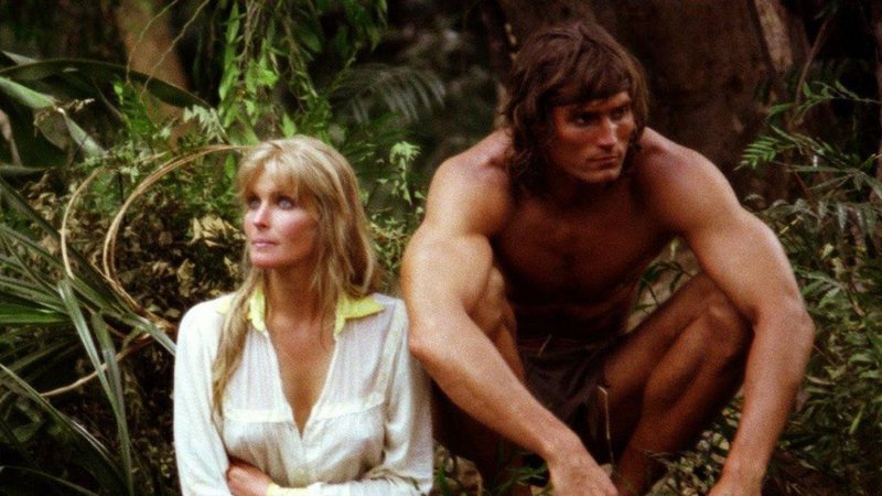 Bo Derek e Miles O'Keefe em Tarzan, O Filho das Selvas (Foto: Reprodução)