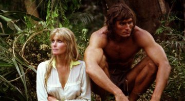 Bo Derek e Miles O'Keefe em Tarzan, O Filho das Selvas (Foto: Reprodução)