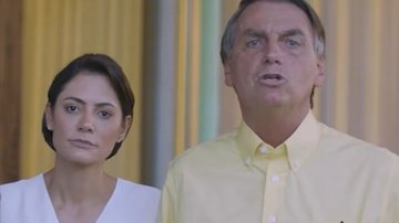 Michelle e Jair Bolsonaro (Foto: reprodução/YouTube)
