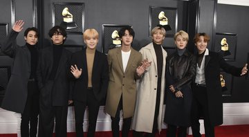 BTS no Grammy 2020 (Foto: Jordan Strauss / Invision / AP)