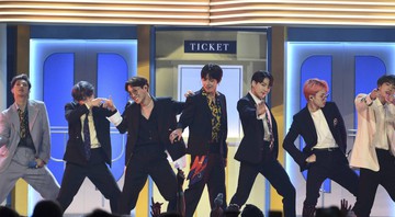BTS no Billboard Music Awards (Foto: Chris Pizzello/AP)