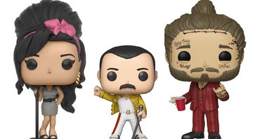 Freddie Mercury, Amy Winehouse, Kurt Cobain e outros bonecos colecionáveis de músicos famosos para você ter em casa - Reprodução/Mercado Livre