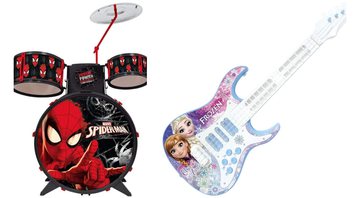 Bateria, teclado, guitarra e muitos outros itens que as crianças vão amar - Reprodução/Amazon
