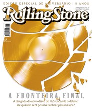 Capa Revista Rolling Stone Brasil 98 - Edição especial de aniversário - É chegado o dia em que a música é, definitivamente, gratuita?