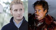 Robert Downey Jr. em Homem de Ferro (Foto: Reprodução Marvel) | Peter Facinelli como Carlisle Cullen (Foto: Reprodução)