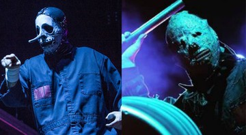 Chris Fehn, ex-percussionista do Slipknot e Tortilla Man (Foto 1:Amy Harris/Invision/AP | Foto 2: Instagram/Reprodução)