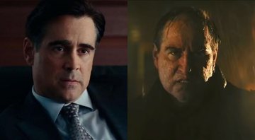 Colin Farrell em As Viúvas (Foto: Reprodução) e no trailer de The Batman (Foto: Reprodução/YouTube)