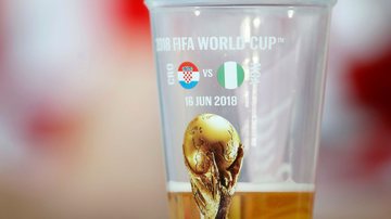 Cerveja da Copa do Mundo 2018 (Foto: Julian Finney/Getty Images)