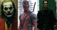 Coringa, Deadpool e Matrix (Foto 1: Reprodução/ Foto 2: Reprodução/ Foto 3: Reprodução)