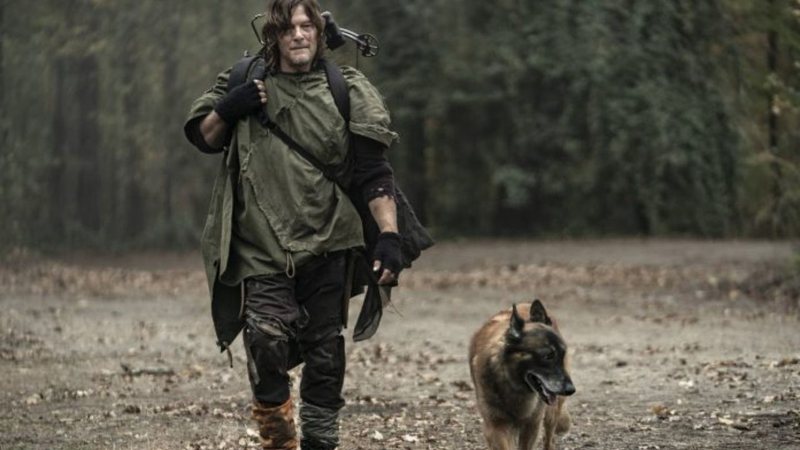 Norman Reedus como Darly em The Walking Dead (Foto: Eli Ade/AMC)