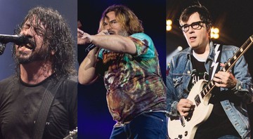 Dave Grohl, Jack Black e Weezer (Foto1 :Rudi Keuntje / Geisler-Fotopress / Alliance / DPA/ AP Images/ Foto 2: Diego Padilha/ I Hate Flash/ Foto 3: Schlaepfer/ I Hate Flash)